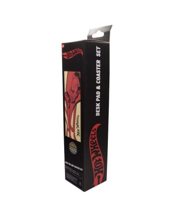 HOT WHEELS - Tapis de Bureau XL + 1 Sous-Verre - vue de detail