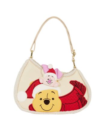 Sac bandoulière Loungefly Winnie l'Ourson et Porcinet édition Holiday - vue de face