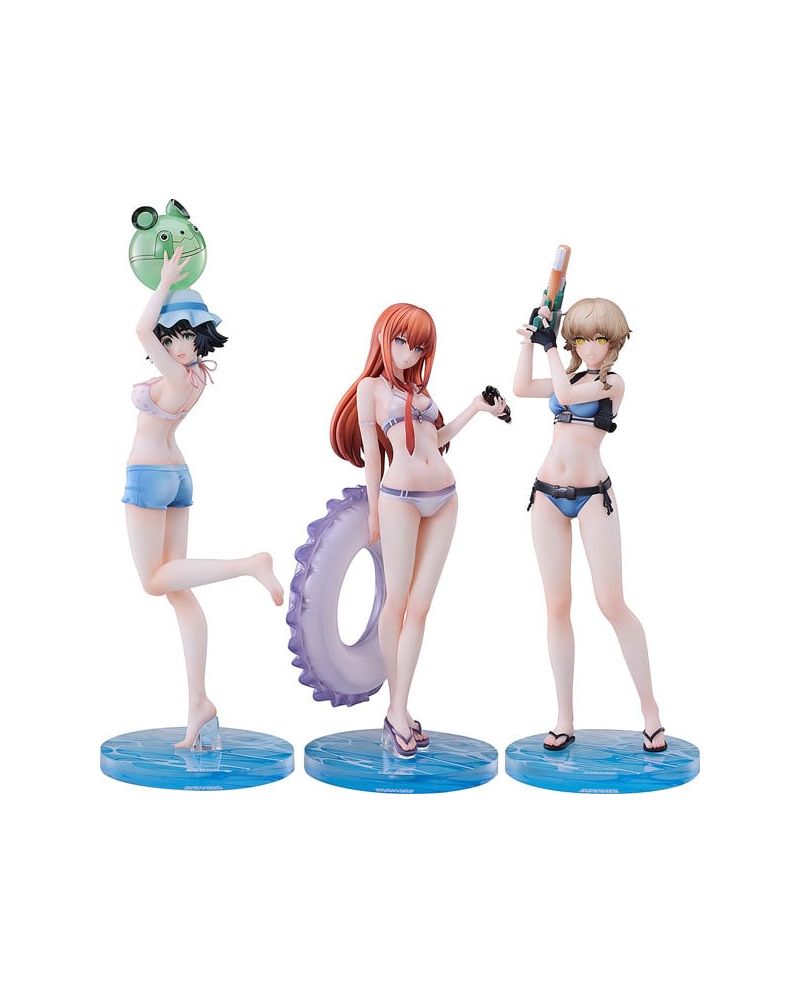 STEINS GATE - Suzuha, Mayuri & Kurisu "Swimsuit" - Statuette 1/7 26cm - vue principale