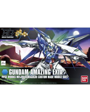 GUNDAM Build Fighters - Model Kit - HG 1/144 - Gundam Amazing Exia - vue de dos