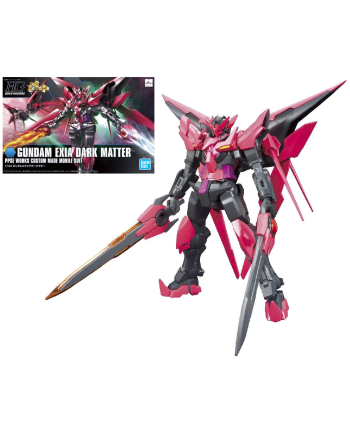 GUNDAM - HGBF 1/144 Gundam Exia Dark Matter - Model Kit - 13cm - vue principale