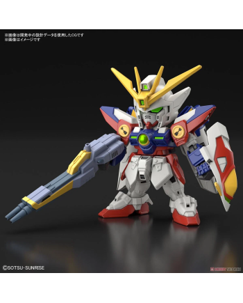 GUNDAM - SD Gundam Ex-Standard Wing Gundam Zero - Model Kit - vue de face