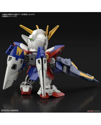 GUNDAM - SD Gundam Ex-Standard Wing Gundam Zero - Model Kit - vue de profil