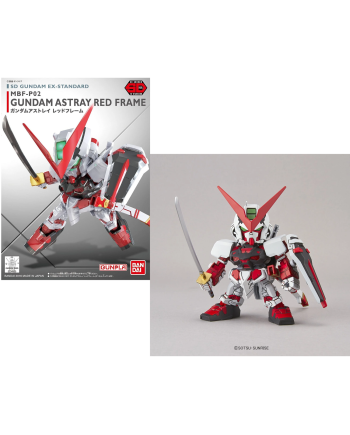 GUNDAM - SD Gundam Ex-Standard Gundam Astray Red Frame - Model Kit - vue principale