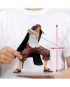: Une vue détaillée de la figurine Banpresto inspirée de One Piece.