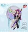 Figurine Fern Glasscape de Frieren Beyond Journey's End par Banpresto, avec robe blanche et décor circulaire translucide.