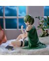 Vue latérale de la figurine Übel Yumemirize mettant en valeur les détails de la couverture.