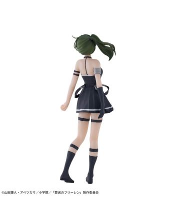 Vue arrière de la figurine Übel SEGA – Détails de la coiffure, des accessoires et de la robe.