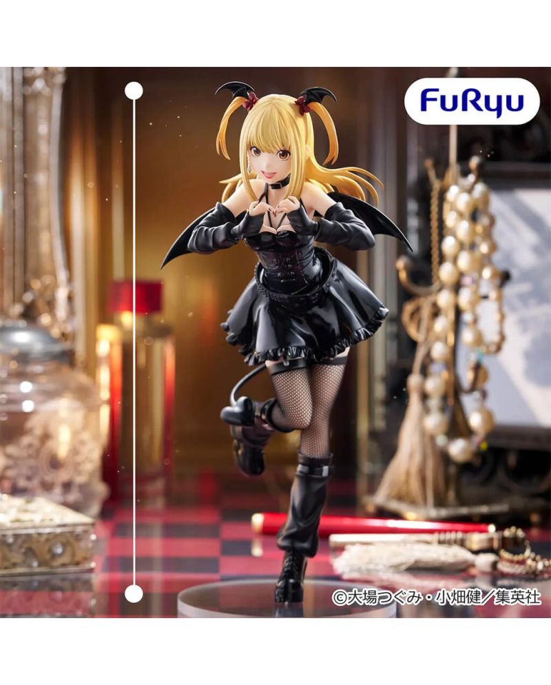 Misa Amane BiCute Dark FuRyu : figurine Death Note de 24 cm, robe noire gothique et accessoires démoniaques.