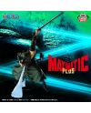 Zoro MAXIMATIC Plus Banpresto 28 cm : figurine One Piece avec attaque au sabre et effet bleu.