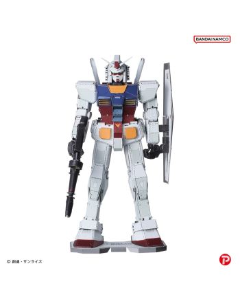 GUNDAM RX-78-2 Metallic Nano Puzzle 12cm - vue de profil
