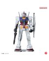 GUNDAM RX-78-2 Metallic Nano Puzzle 12cm - vue de profil
