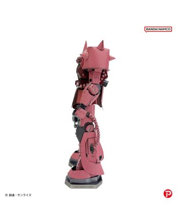 GUNDAM Zaku de Char Metallic Nano Puzzle vue de profil