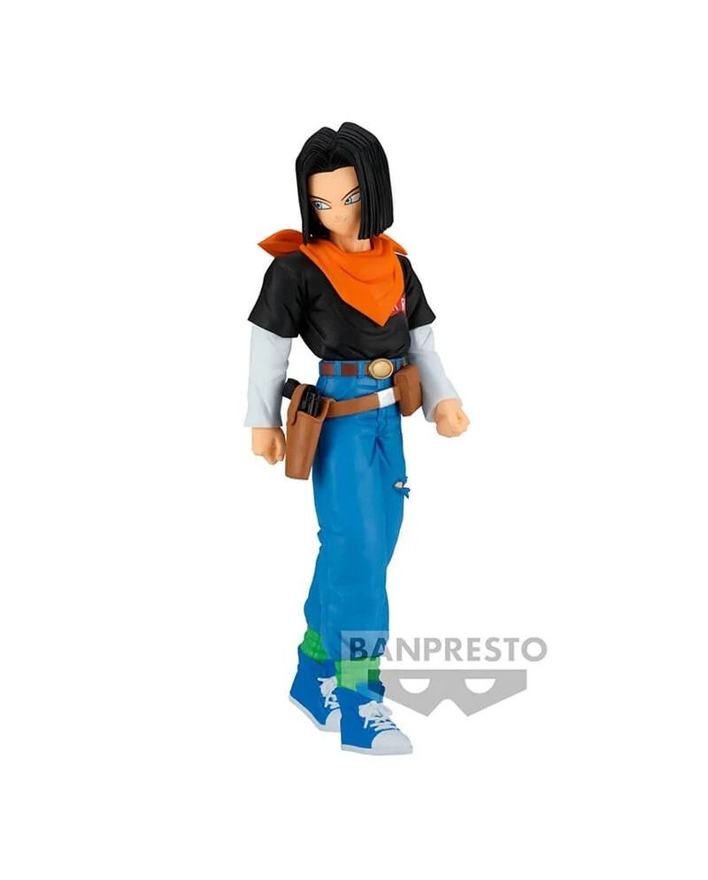 Figurine Android 17 (C-17) SOLID EDGE WORKS Vol.23 – Banpresto, 17 cm.
