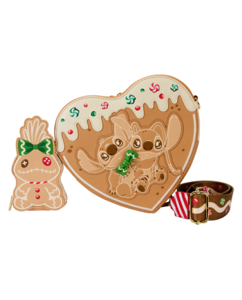 LILO & STITCH - Angel & Stitch Gingerbread - Crossbody Bag Loungefly