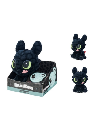 Peluche Krokmou à épaule avec aimant 12 cm - Dragons - Simba Toys