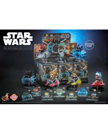 Boîte assortiment 6 figurines Cosbi Riders Star Wars Series 1 Blind Box