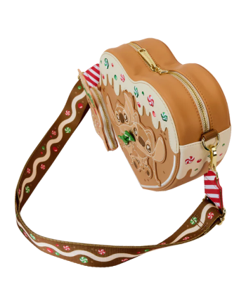 LILO & STITCH - Angel & Stitch Gingerbread - Crossbody Bag Loungefly