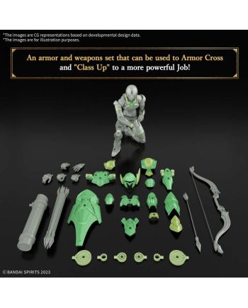 GUNDAM - 30MF LIBER ARCHER - Model Kit - vue de profil