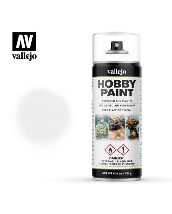 GUNDAM ACC - Aerosol Primer 400ml - Matte White Acrylic - vue principale