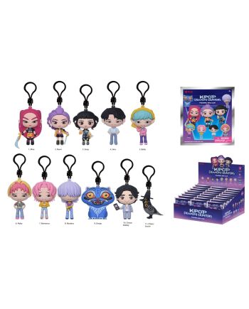 Display K-Pop Demon Hunters Foam Bag Clip 3D Series 1 Monogram