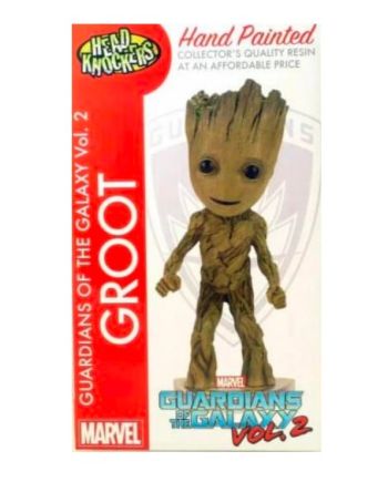 GUARDIANS OF THE GALAXY 2 - Groot Head Knocker Figure 22cm - vue de face