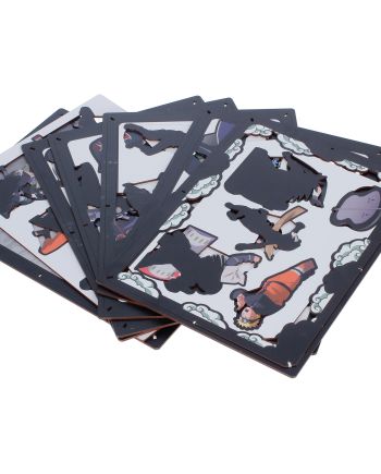 NARUTO - Combat - Théatre en bois (Large) - vue du packaging
