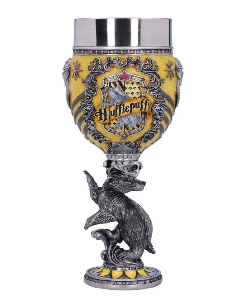 HARRY POTTER - Poufsouffle - Calice en résine 20cm - vue principale