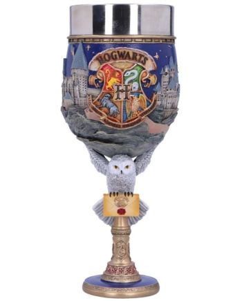 HARRY POTTER - Poudlard - Calice en résine 20cm - vue principale