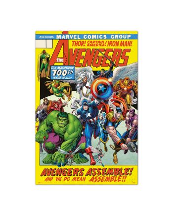 AVENGERS - Comics Cover 100th Issue - Poster 61x91cm - vue principale