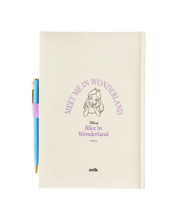ALICE - Notebook Premium + Stylo-Bille - Format A5 - vue de profil