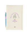 ALICE - Notebook Premium + Stylo-Bille - Format A5 - vue de profil