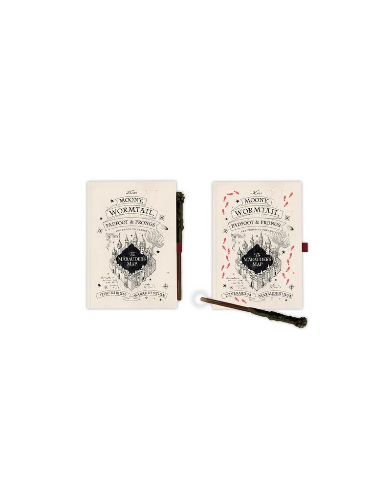 HARRY POTTER - Notebook A5 Premium Lumineux + Stylo Baguette - vue principale