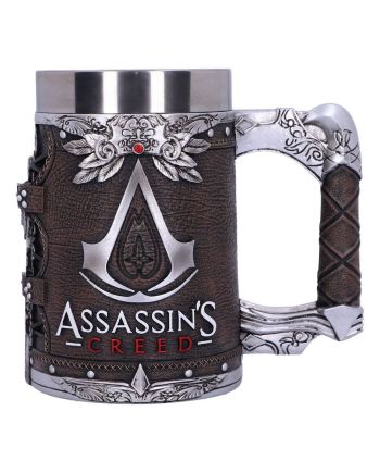 Chope Assassin's Creed logo en résine 15cm vue de face
