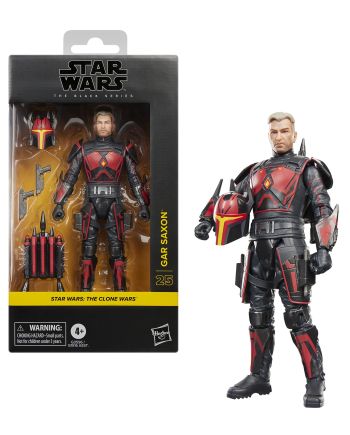 THE CLONE WARS - Gar Saxon - Figurine Black Series 15cm - vue principale