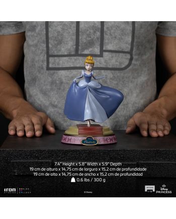 DISNEY'S PRINCESS - Cendrillon - Statuette Anime Princess 19cm - vue du packaging