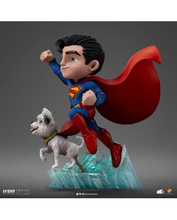 DC COMICS - Superman & Krypto - Mini Figurine Minico 17 cm - vue de face