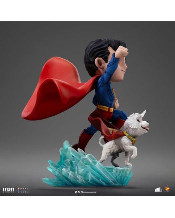 DC COMICS - Superman & Krypto - Mini Figurine Minico 17 cm - vue de profil