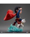 DC COMICS - Superman & Krypto - Mini Figurine Minico 17 cm - vue de profil