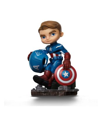 Figurine Captain America Minico 14cm par Iron Studios - Marvel Avengers
