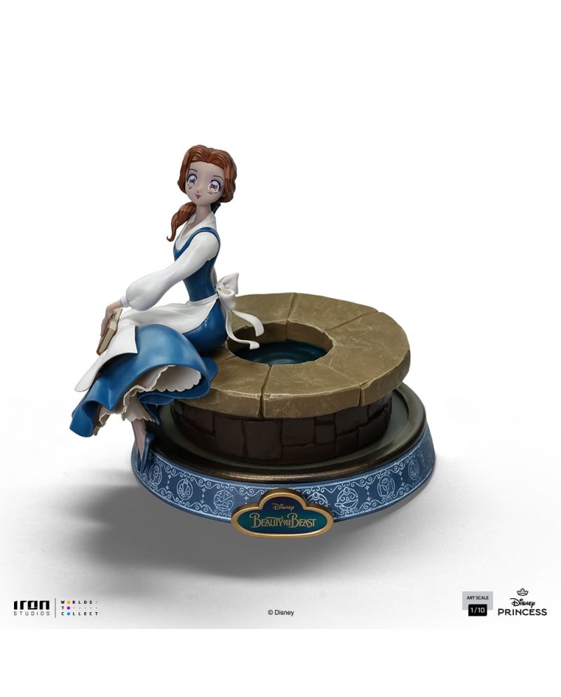 Statuette Belle Disney Anime Princess par Iron Studios, vue de face