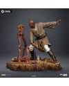 Statuette Mace Windu Art Scale 1/10 Iron Studios - Star Wars vue de profil