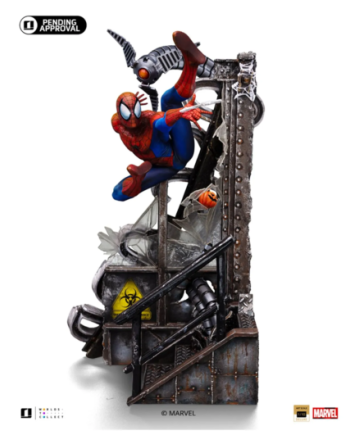 Statuette Spider-Man 10ème Anniversaire Art Scale 1/10 par Iron Studios vue de face