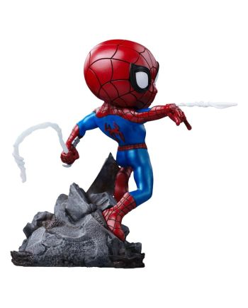Figurine Spider-Man Minico vue de profil - Iron Studios