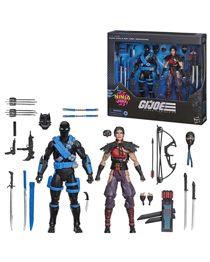 G.I. JOE - Snake Eyes & Kim Arashikage - Fig. Classified Series 15cm - vue principale