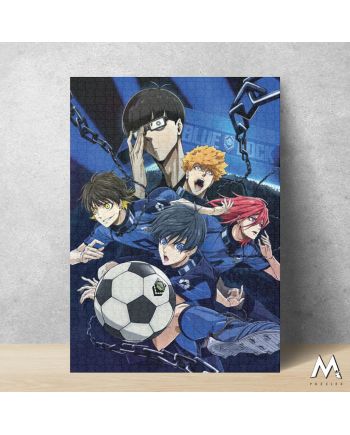 BLUE LOCK - Poster + Puzzle 1000pcs - vue de face