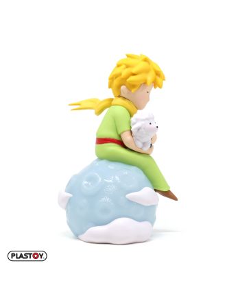Tirelire Le Petit Prince - détail de la figurine sur sa planète