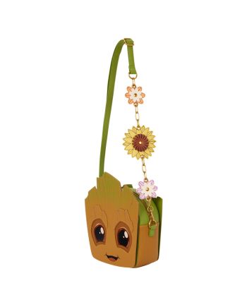 Sac bandoulière Groot Loungefly - détail des finitions
