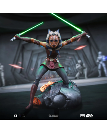 Figurine Ahsoka Tano 18.6cm vue de face - Iron Studios