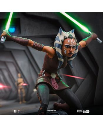 Statuette collector Ahsoka Tano détails du socle - Star Wars